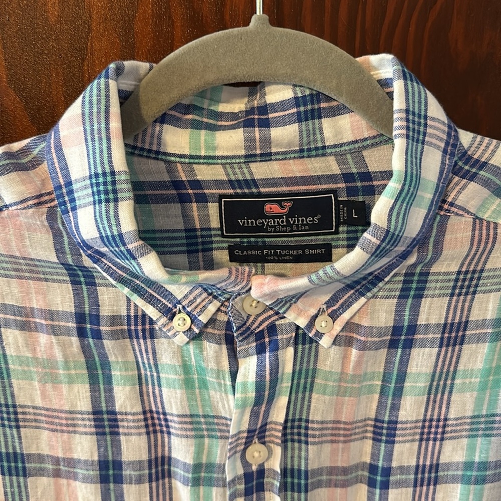 Vineyard Vines Linen Button Down - image 2